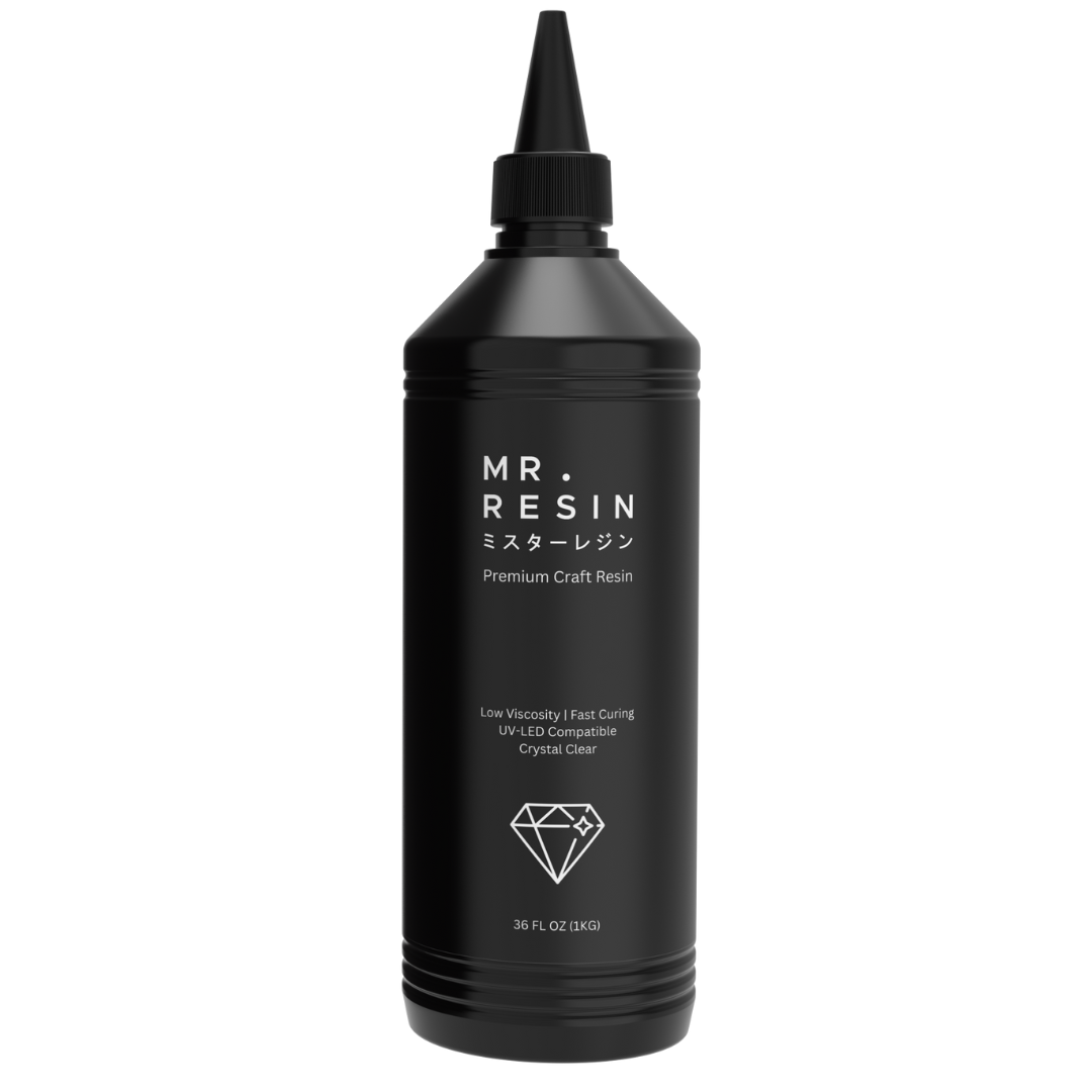 Mr.resin™ Original Craft UV Resin 36oz 1kg Crystal Clear Hard Type